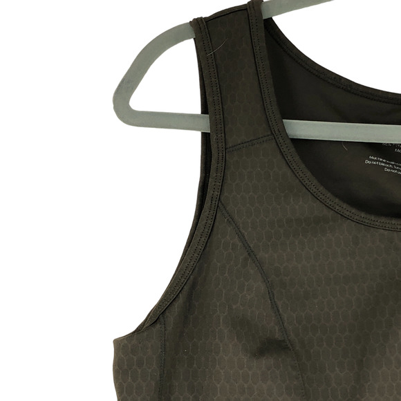 Soma Womens Size S Tank Top Layer Brown Poly Stretch Princess Seams Textured - Picture 4 of 13